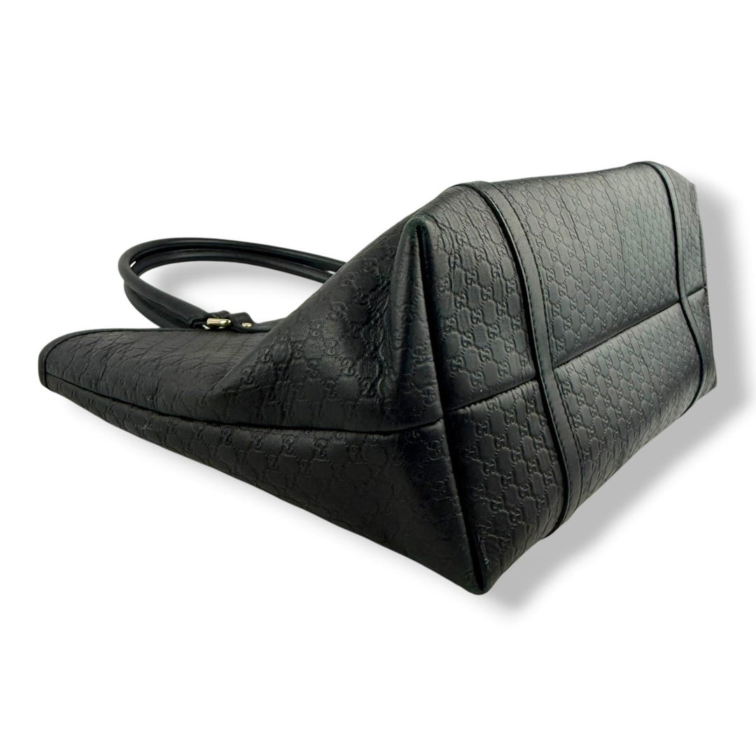 Gucci Guccissima Black Tote Bag - Lux Central