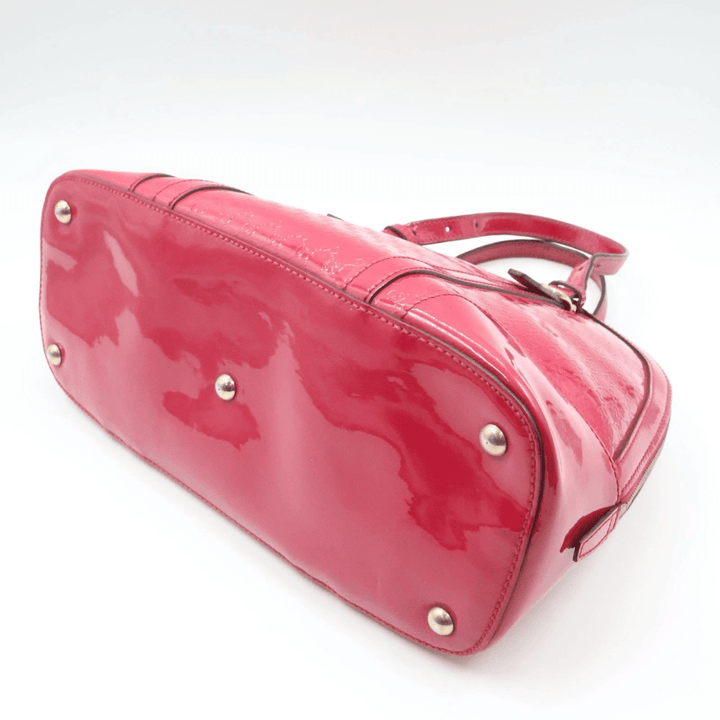 Gucci Guccissima Dome Pink Patent Leather GG Monogram Handbag - Lux Central