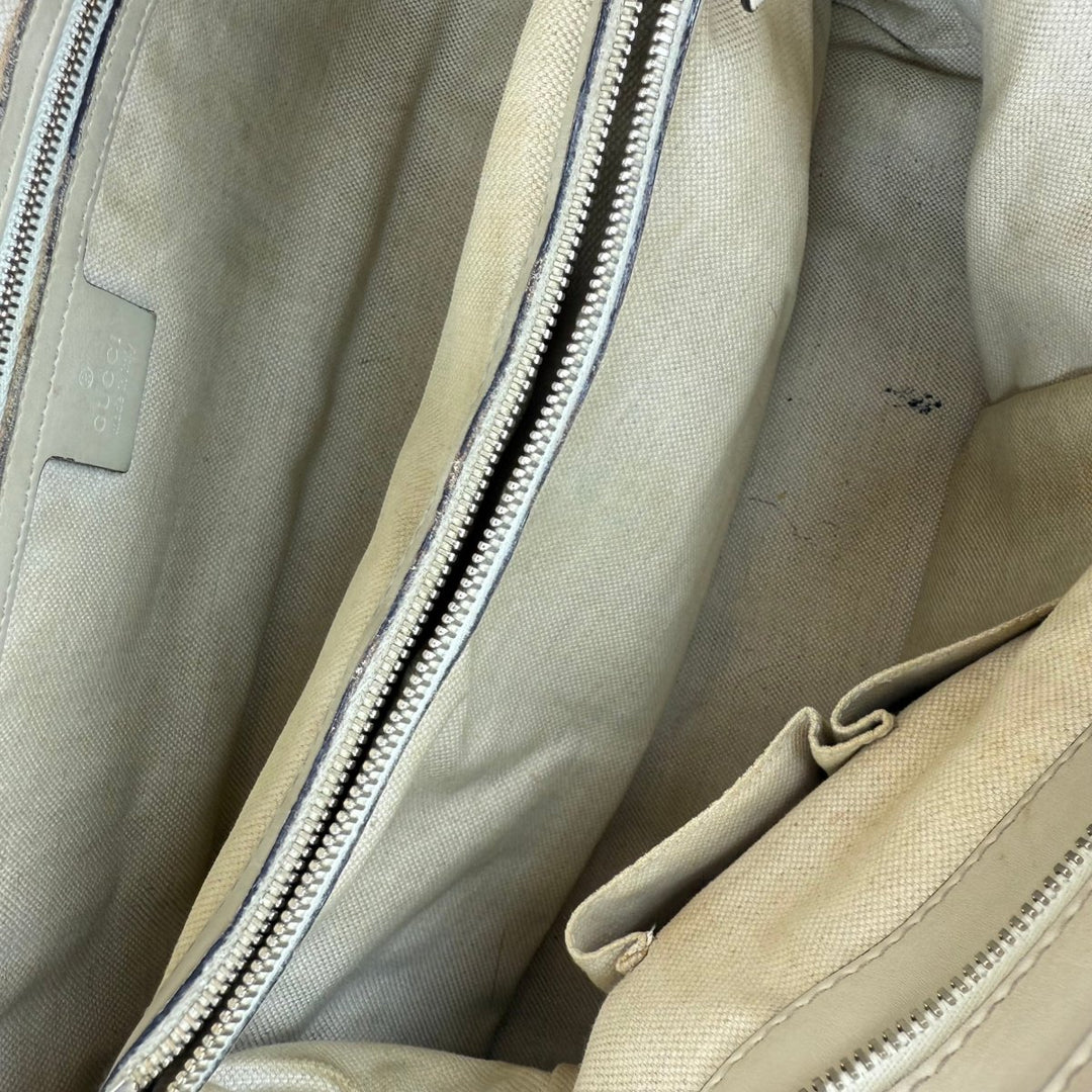 Gucci Guccissima Mayfair Beige Tote Handbag - Lux Central