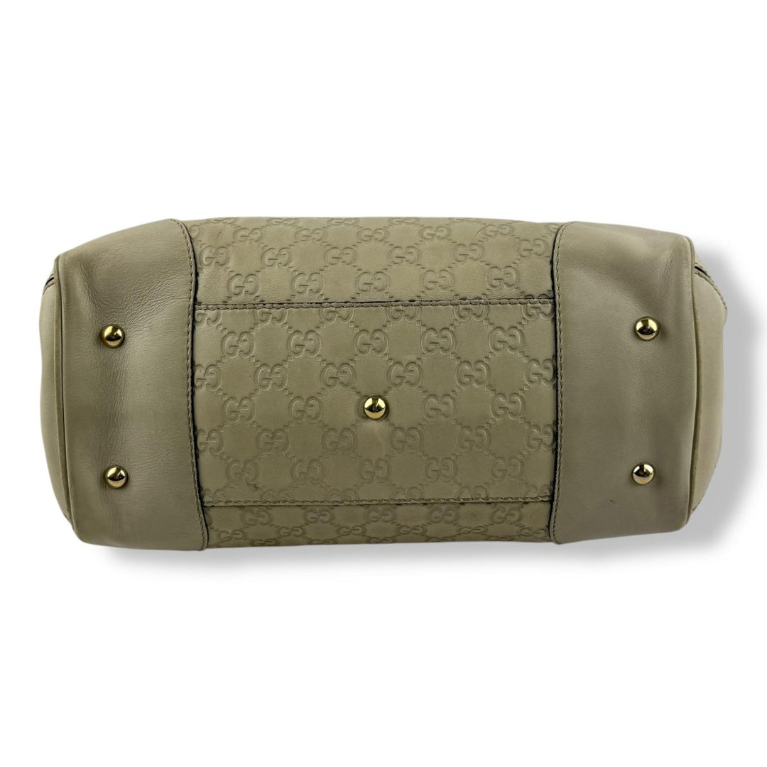 Gucci Guccissima Mayfair Beige Tote Handbag - Lux Central