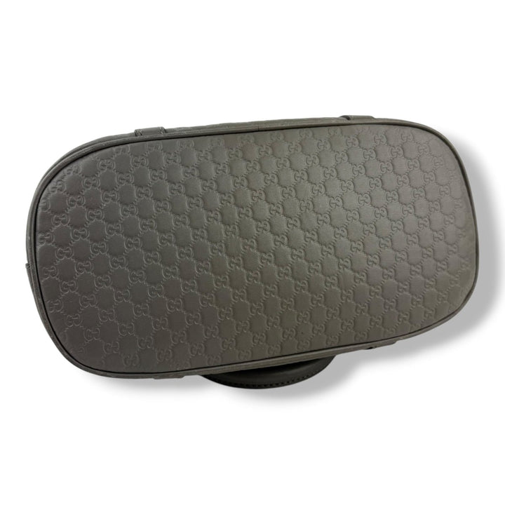 Gucci Guccissima Mini Dome Grey GG Monogram Handbag - Lux Central