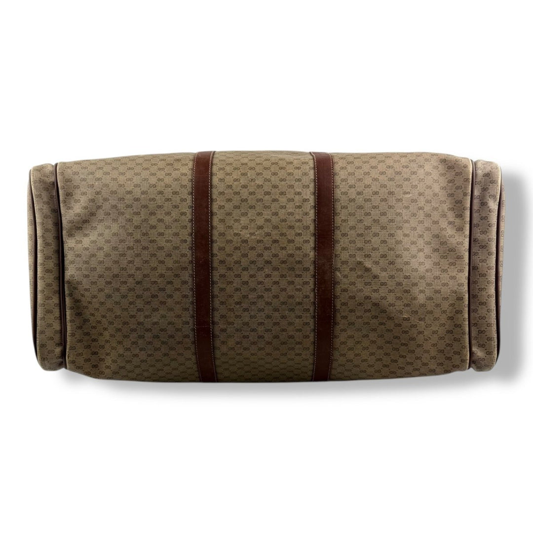 Gucci Holdall GG Beige Monogram Vintage Duffle Bag - Lux Central