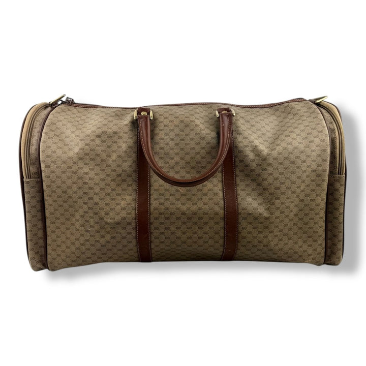 Gucci Holdall GG Beige Monogram Vintage Duffle Bag - Lux Central