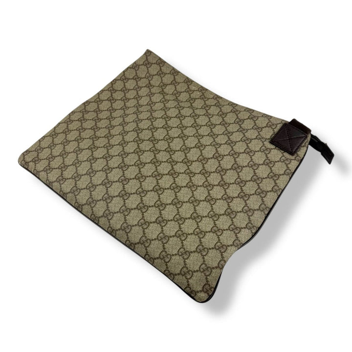 Gucci Messenger Bag GG Supreme Brown Beige - Lux Central