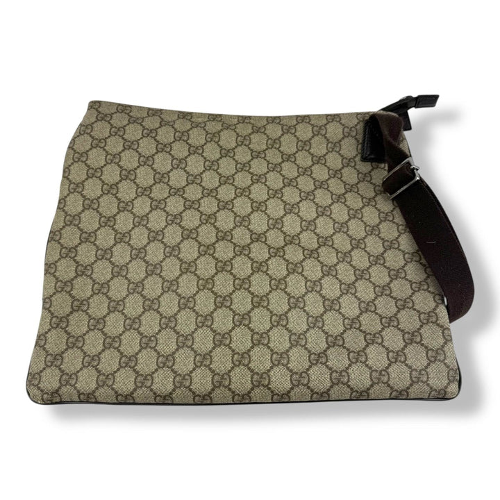 Gucci Messenger Bag GG Supreme Brown Beige - Lux Central