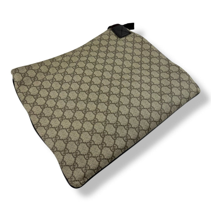 Gucci Messenger Bag GG Supreme Brown Beige - Lux Central