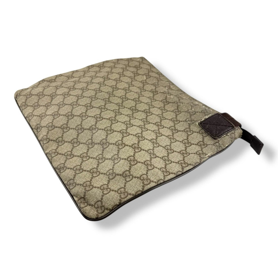 Gucci Messenger Bag GG Supreme Brown Beige - Lux Central