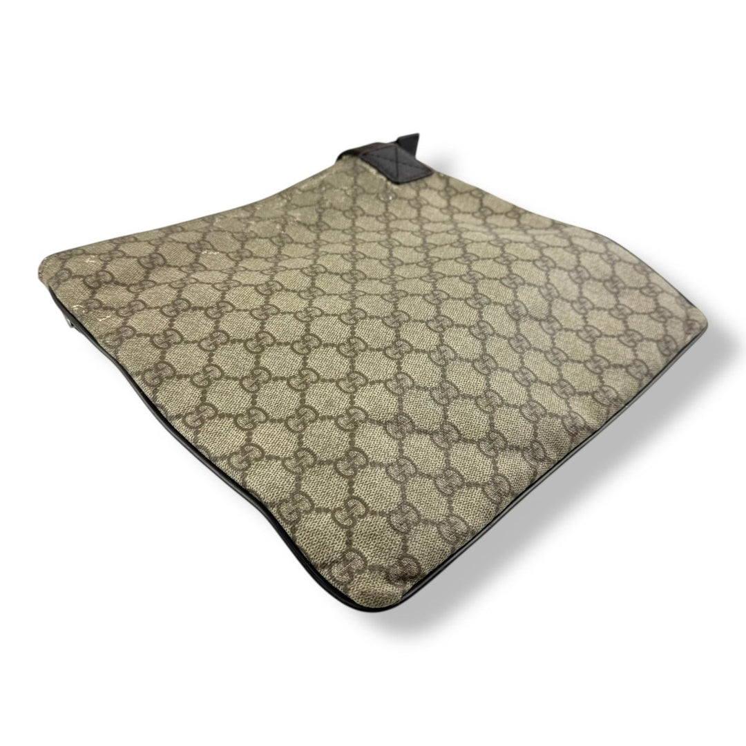 Gucci Messenger Bag GG Supreme Brown Beige - Lux Central