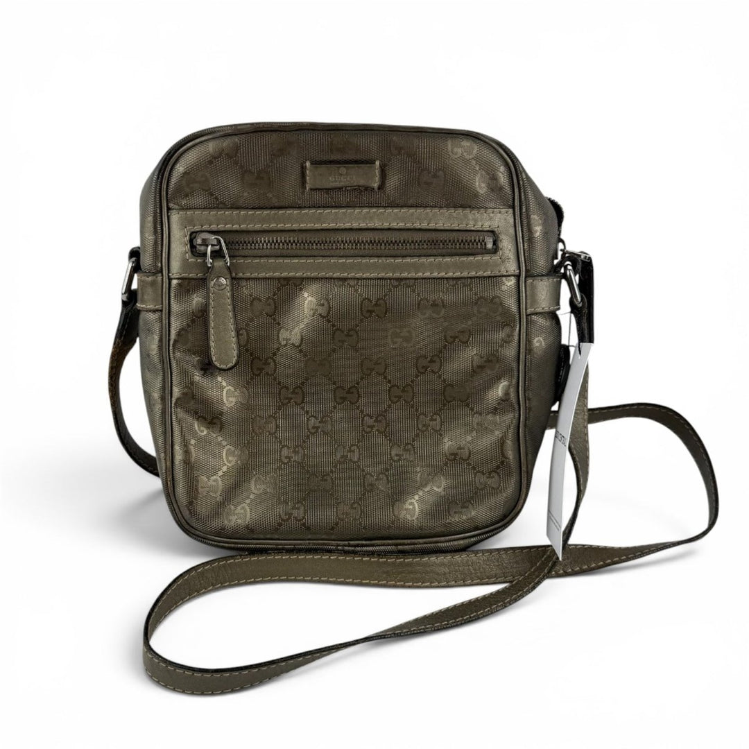 Gucci Messenger Bag GG Supreme Olive - Lux Central