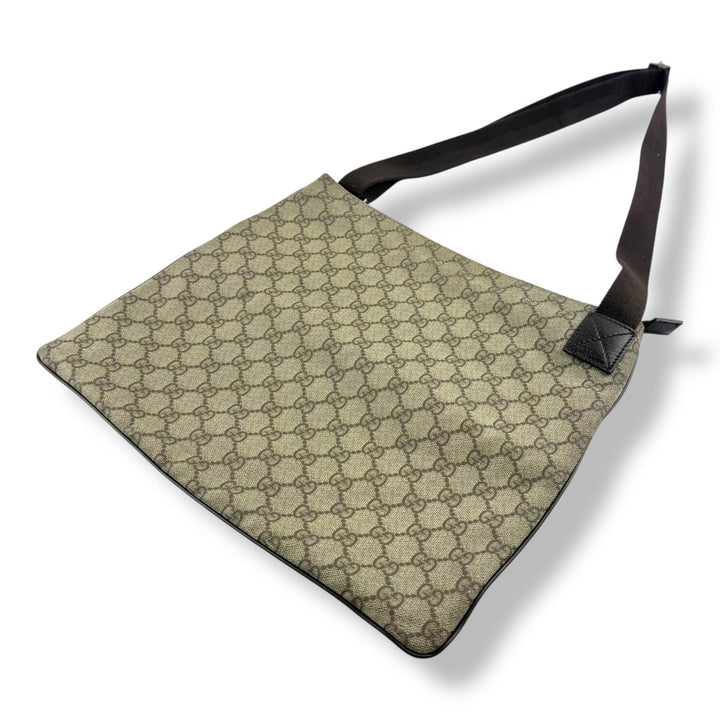 Gucci Messenger GG Monogram Large Crossbody Bag - Lux Central