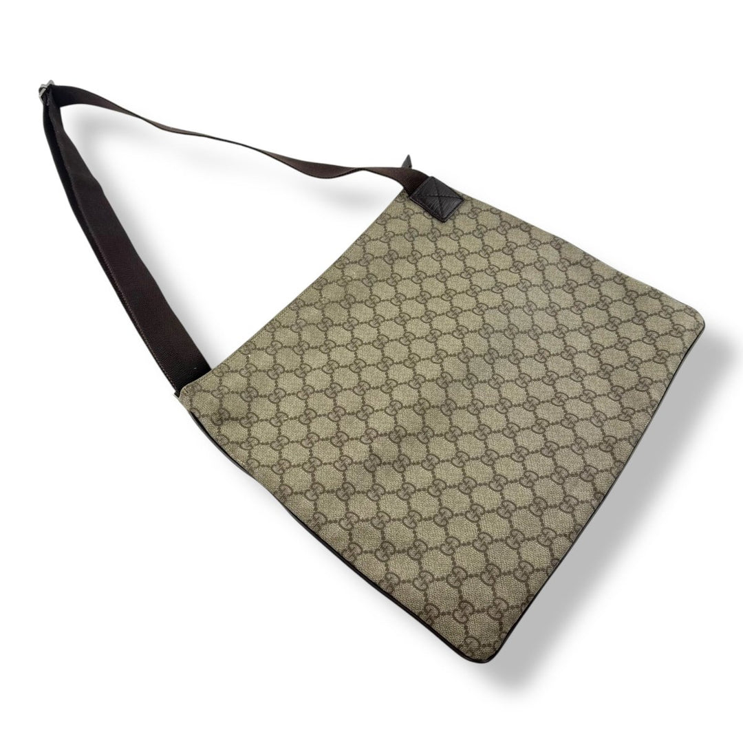 Gucci Messenger GG Monogram Large Crossbody Bag - Lux Central