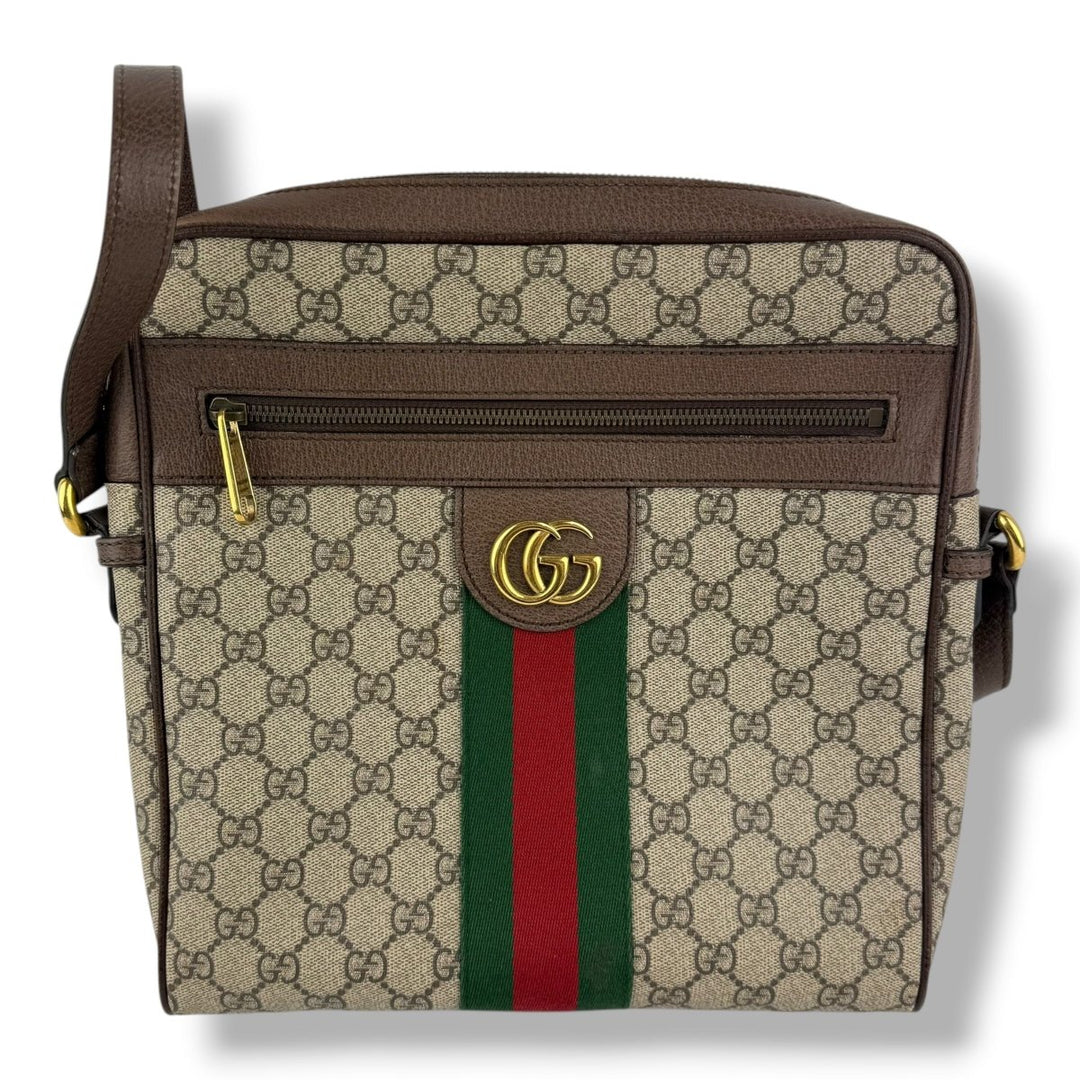 Gucci Messenger GG Ophidia Beige Bag - Lux Central