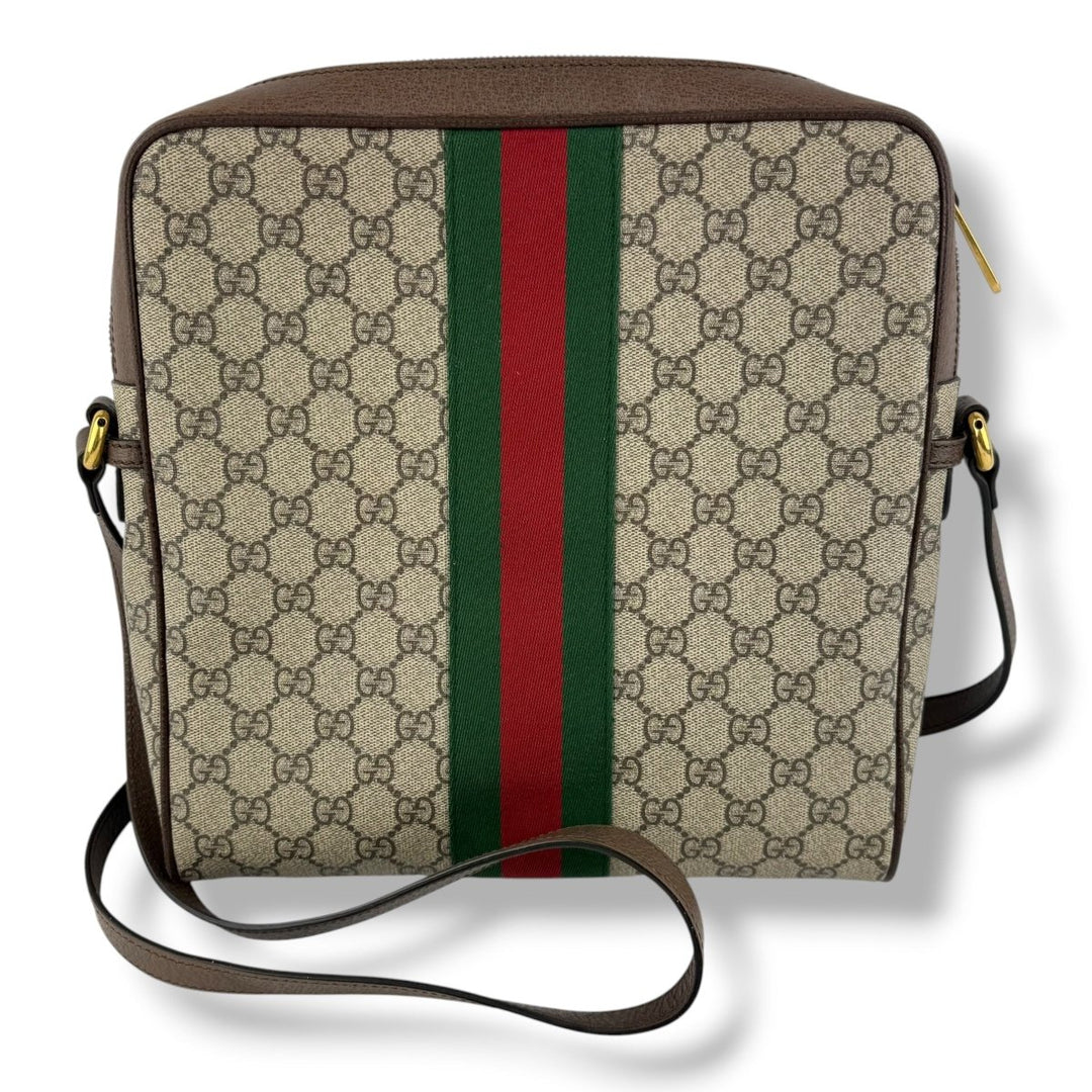 Gucci Messenger GG Ophidia Beige Bag - Lux Central
