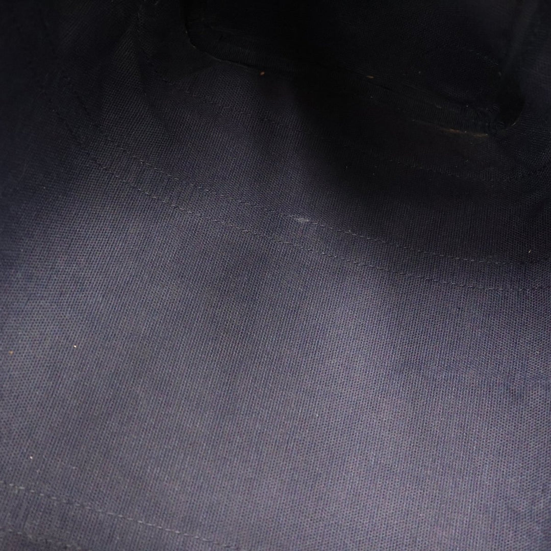 Gucci Navy GG Monogram Boston Canvas Bag - Lux Central