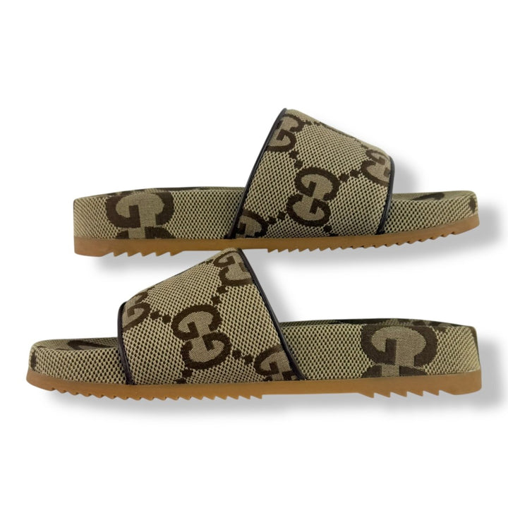 Gucci Platform Monogram Slide Sandal UK 5 / EU 38 - Lux Central