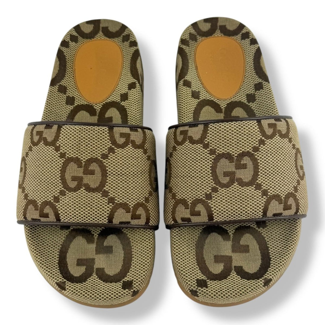 Gucci Platform Monogram Slide Sandal UK 5 / EU 38 - Lux Central