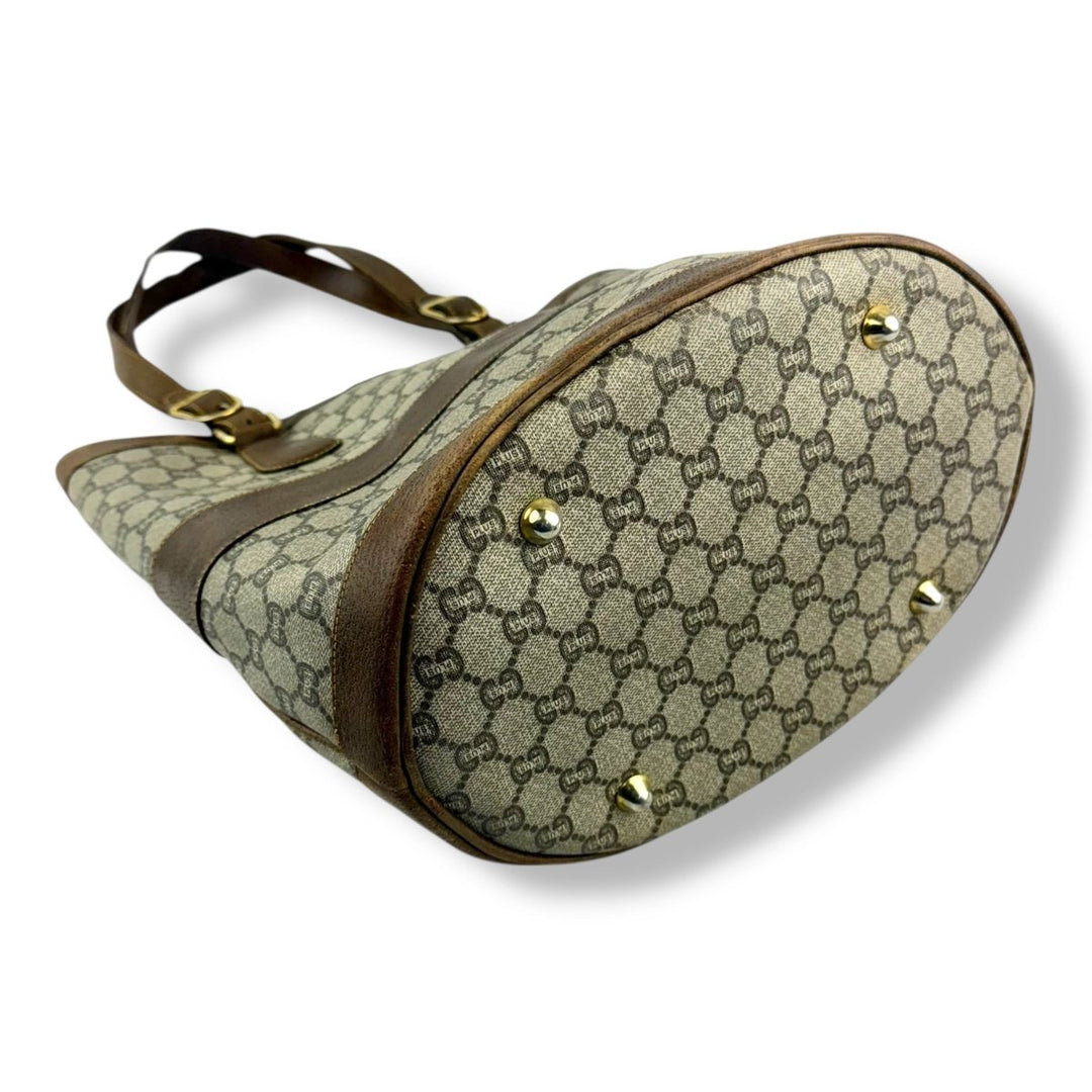 Gucci Plus Vintage Bucket Handbag with Pouch - Lux Central