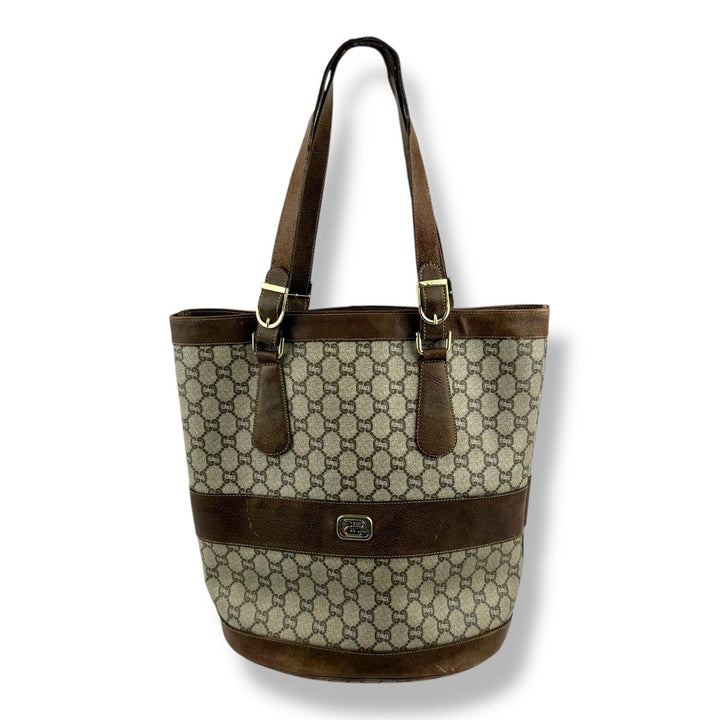 Gucci Plus Vintage Bucket Handbag with Pouch - Lux Central