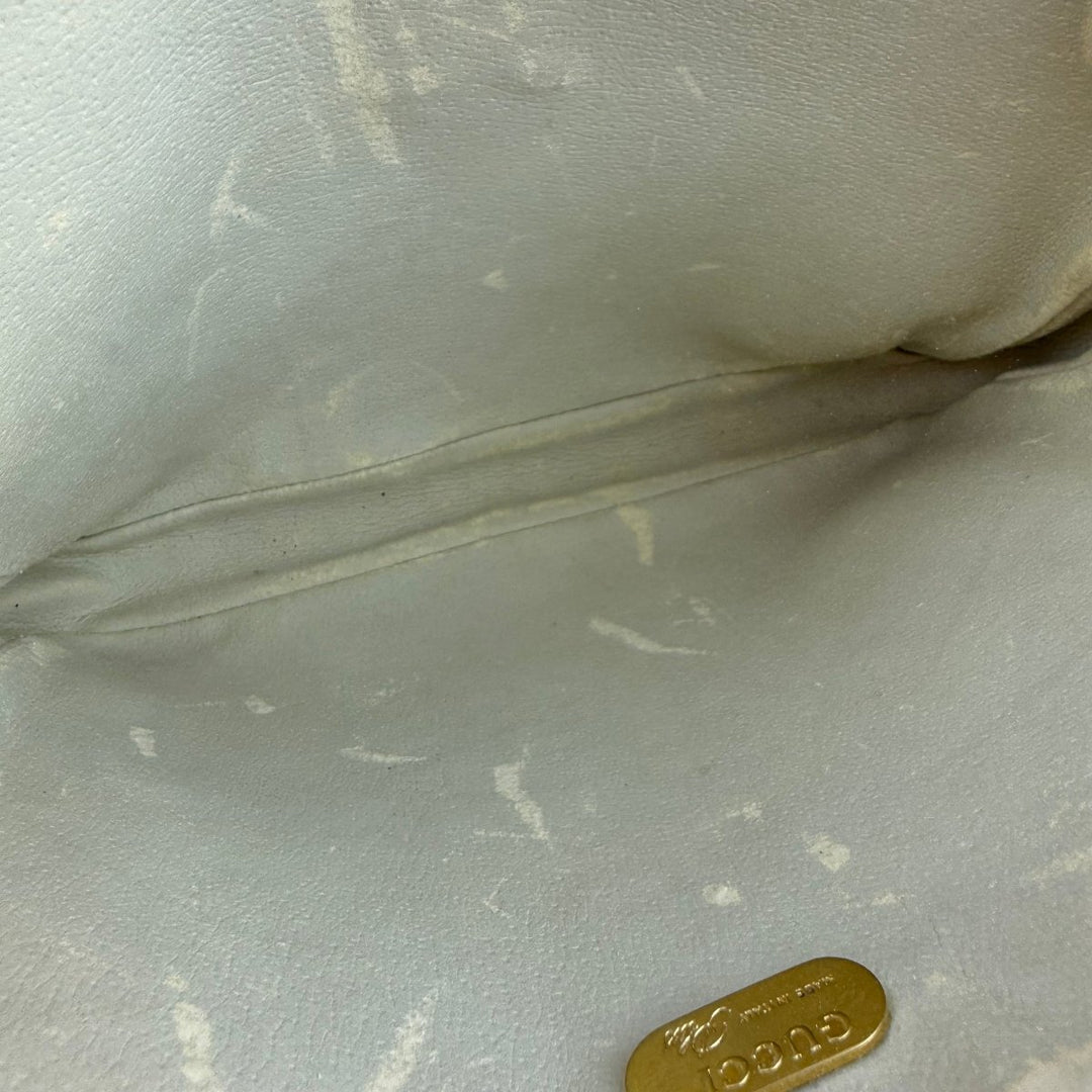 Gucci Plus White Monogram Clutch Pouch Bag - Lux Central