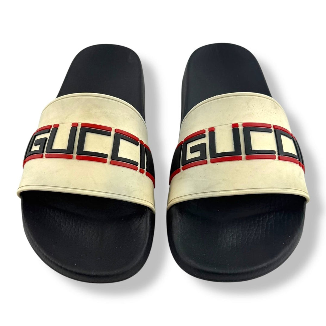 Gucci Pursuit Rubber Men’s Slides UK 9 / EU 43 - Lux Central