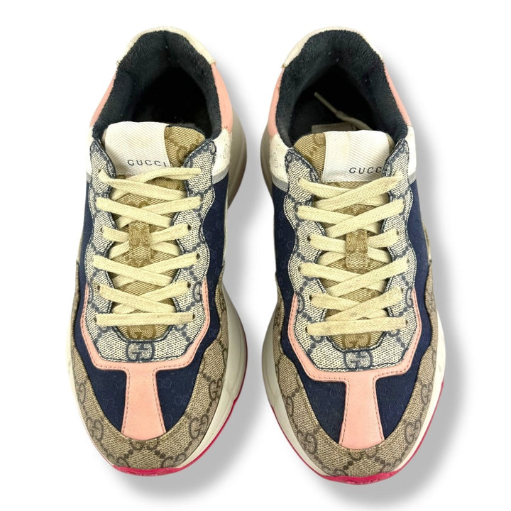 Gucci Rhyton Beige/Blue/Pink UK 4.5 / EU 37.5 - Lux Central