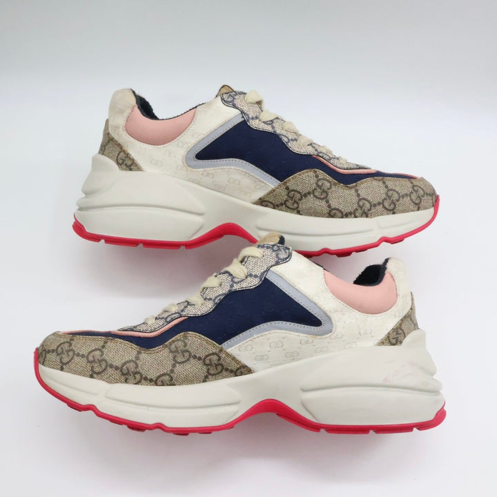 Gucci Rhyton Pink Navy UK 5.5 / EU 38.5 - Lux Central