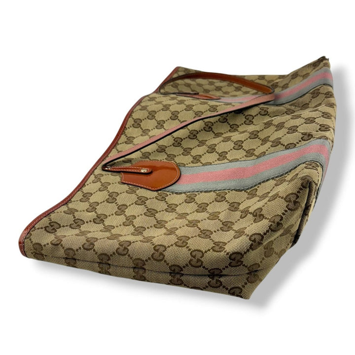 Gucci Sherry Beige/Orange Tote Bag - Lux Central