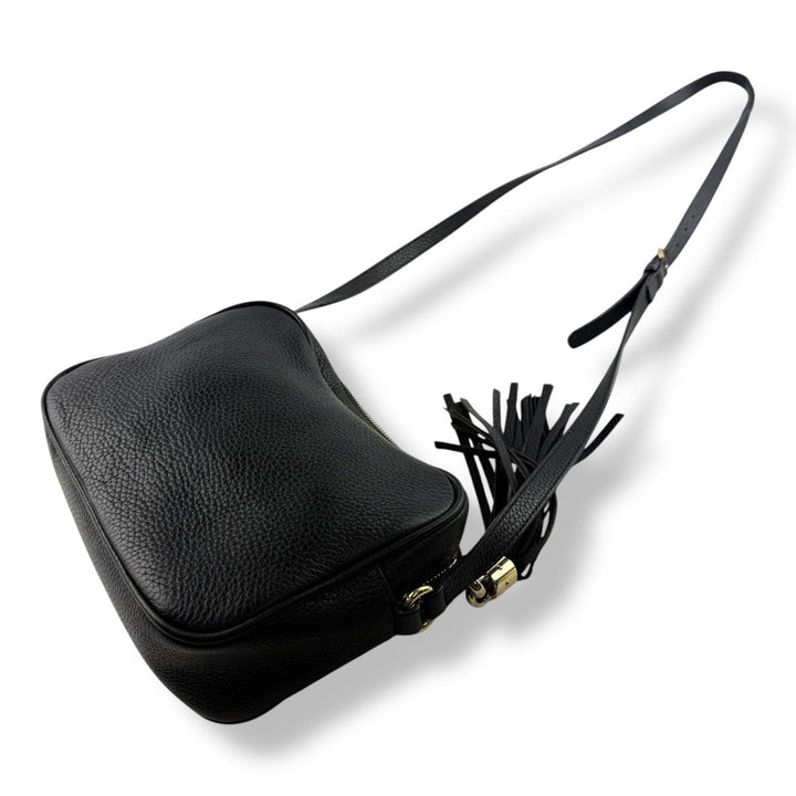 Gucci Soho Black Disco Leather Crossbody Handbag - Lux Central