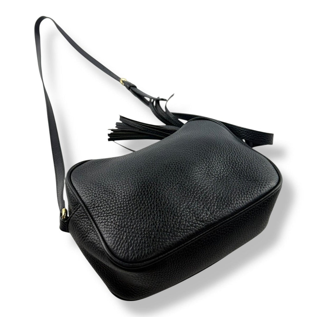 Gucci Soho Black Disco Leather Crossbody Handbag - Lux Central