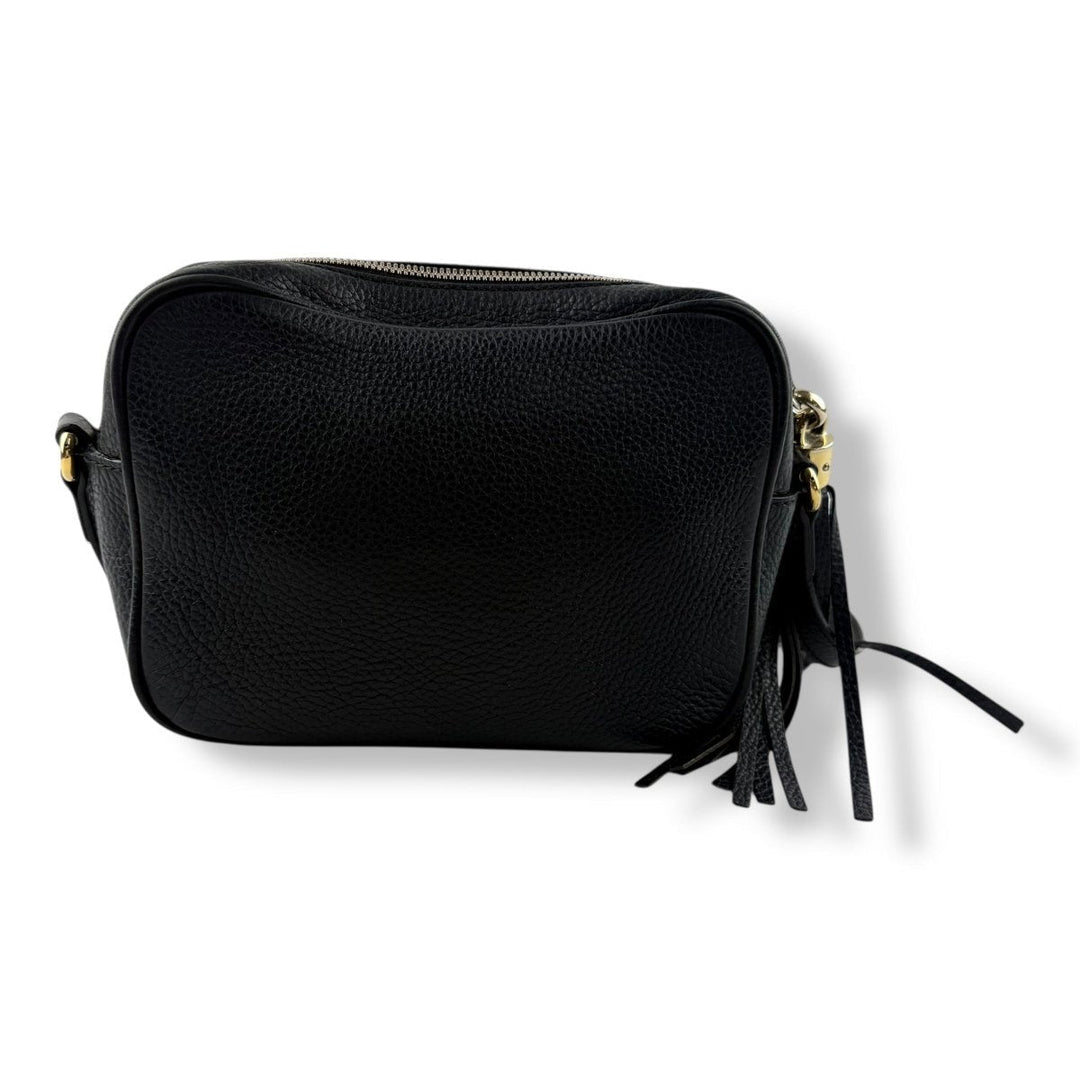 Gucci Soho Black Disco Leather Crossbody Handbag - Lux Central