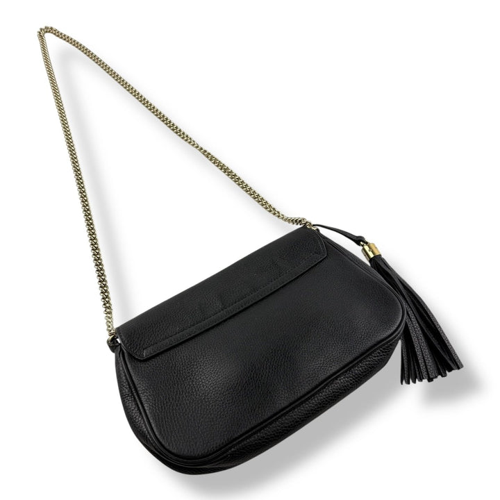 Gucci Soho Black Leather Crossbody Handbag - Lux Central