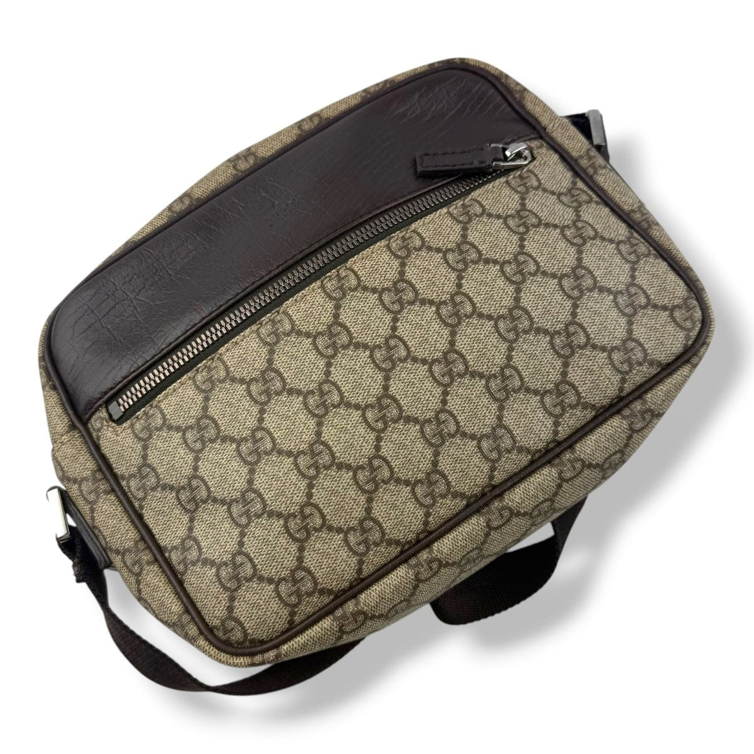 Gucci Supreme Beige Crossbody Bag - Lux Central