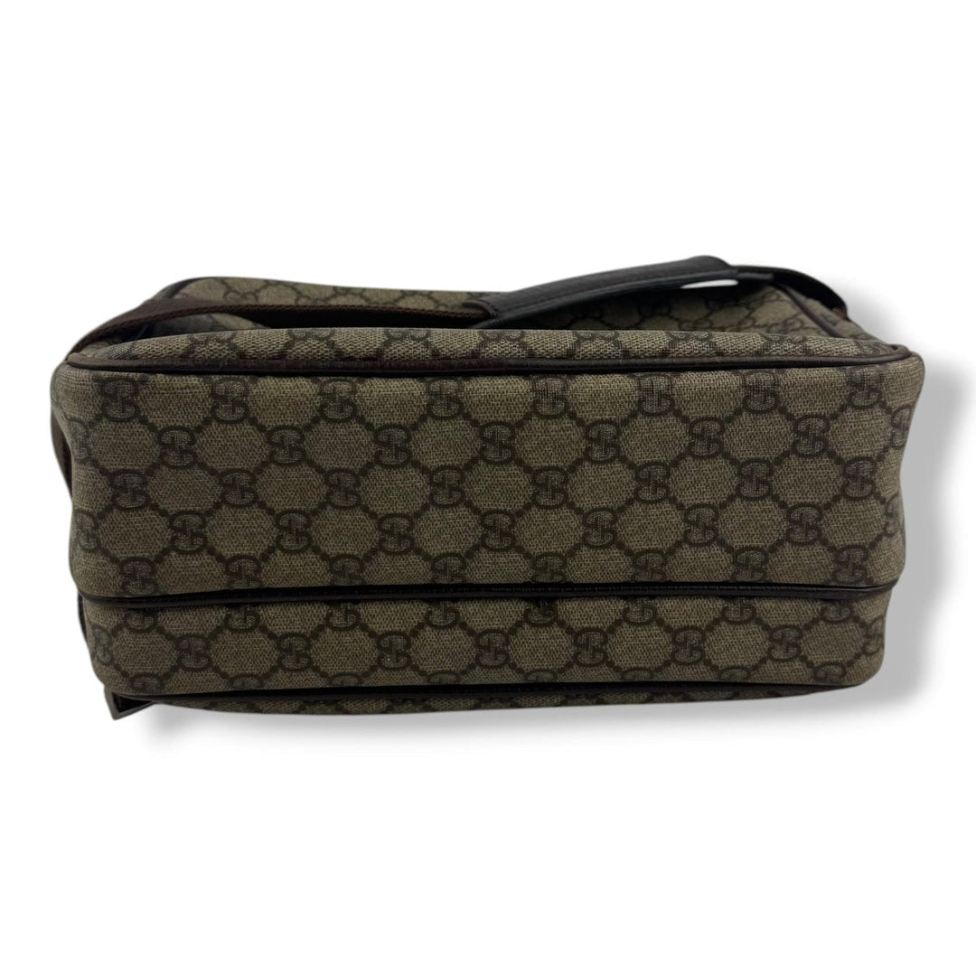 Gucci Supreme Beige Crossbody Camera Bag - Lux Central