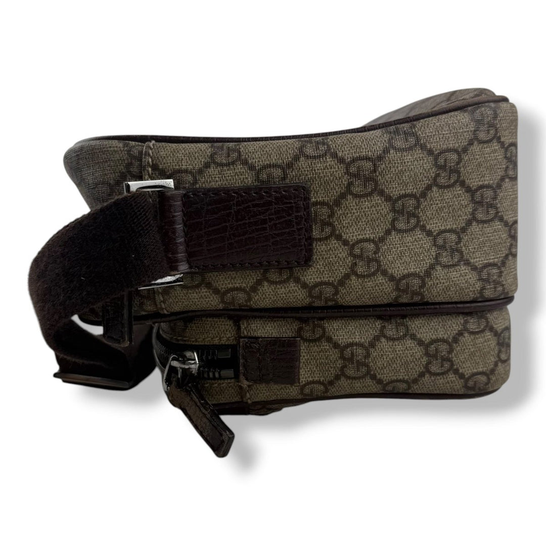 Gucci Supreme Beige Crossbody Camera Bag - Lux Central