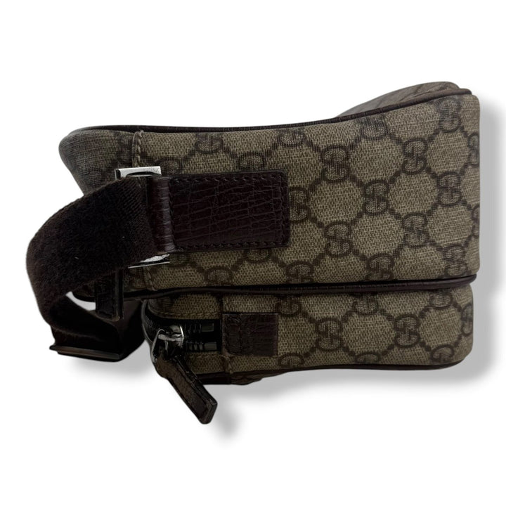 Gucci Supreme Beige Crossbody Camera Bag - Lux Central
