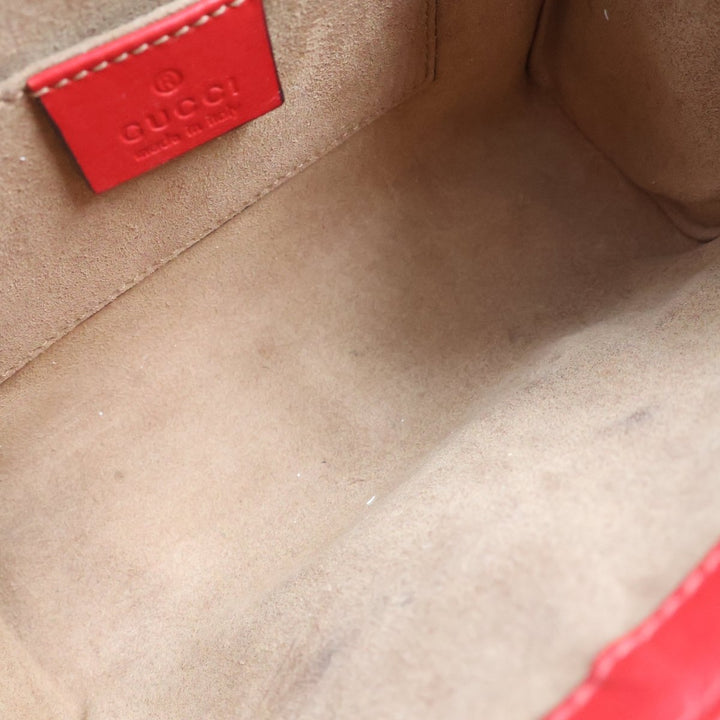 Gucci Supreme GG Beige/Red Padlock Shoulder Handbag - Lux Central