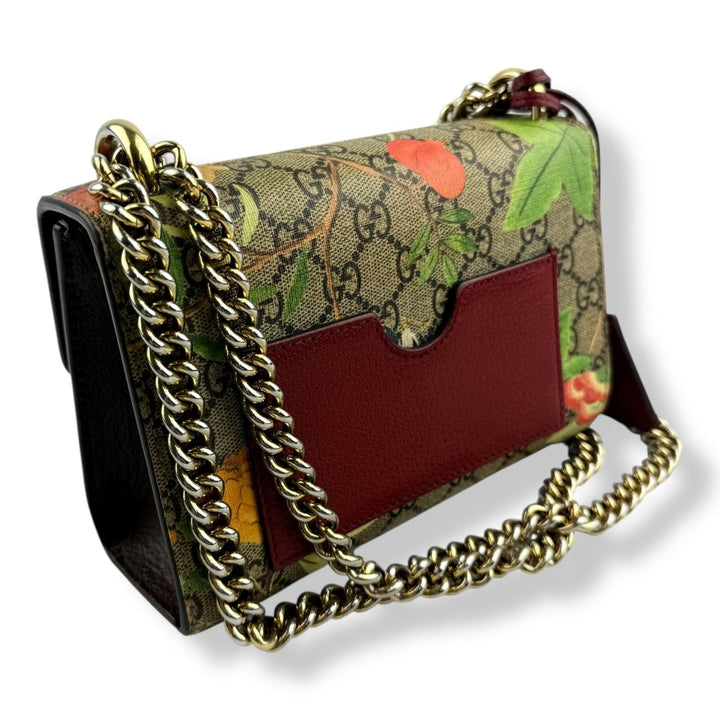 Gucci Tian Supreme GG Padlock Shoulder Handbag - Lux Central