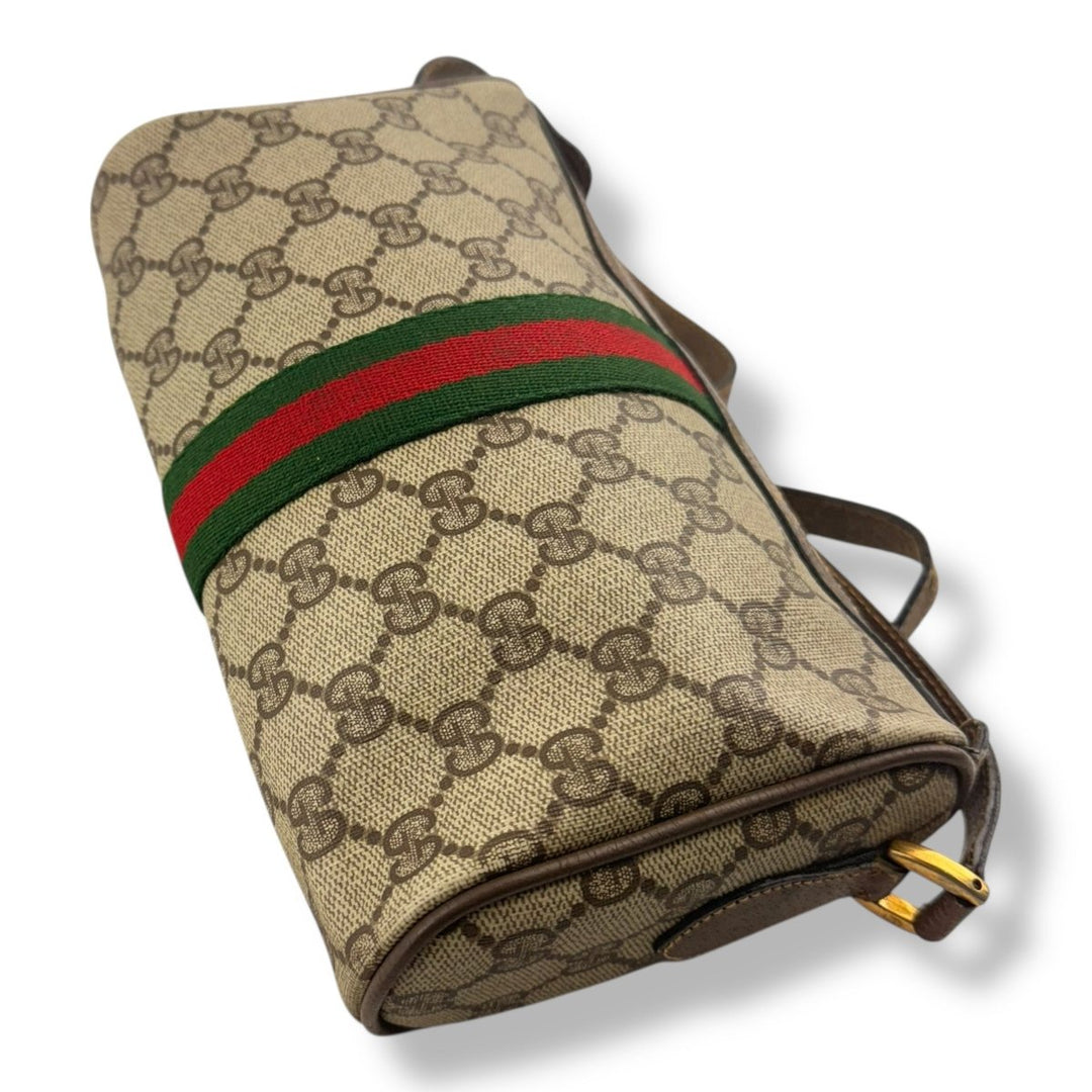Gucci Vintage Beige Ophidia Sherry Line Crossbody Handbag - Lux Central