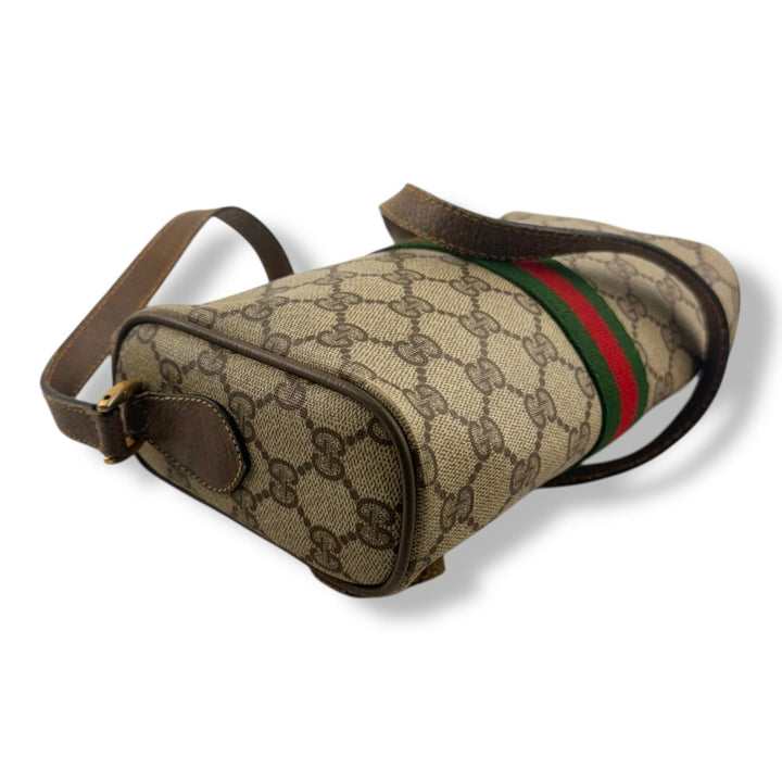 Gucci Vintage Beige Ophidia Sherry Line Crossbody Handbag - Lux Central