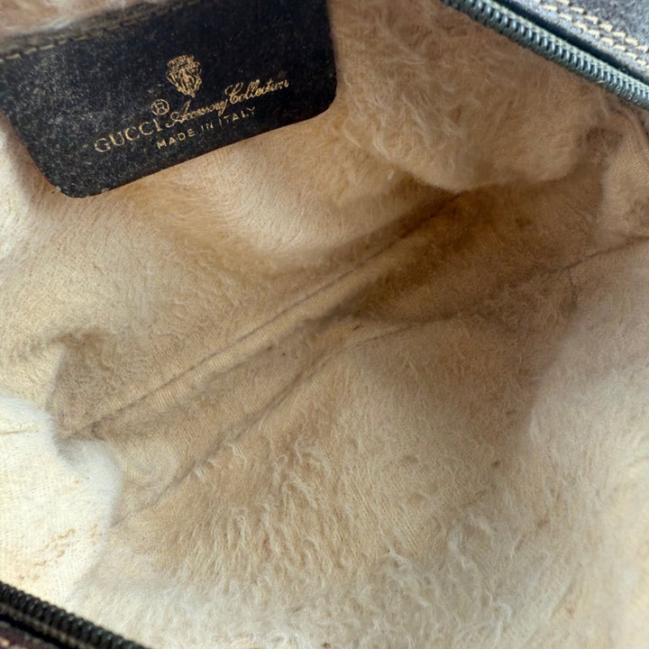 Gucci Vintage Beige Sherry Line Crossbody Handbag - Lux Central