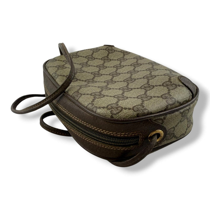 Gucci Vintage Beige Sherry Line Crossbody Handbag - Lux Central