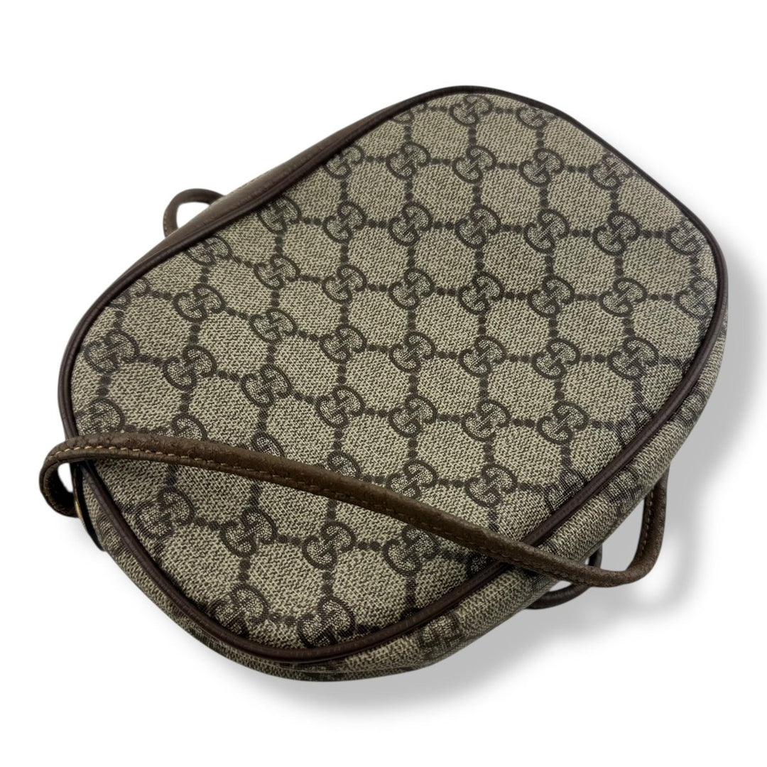 Gucci Vintage Beige Sherry Line Crossbody Handbag - Lux Central