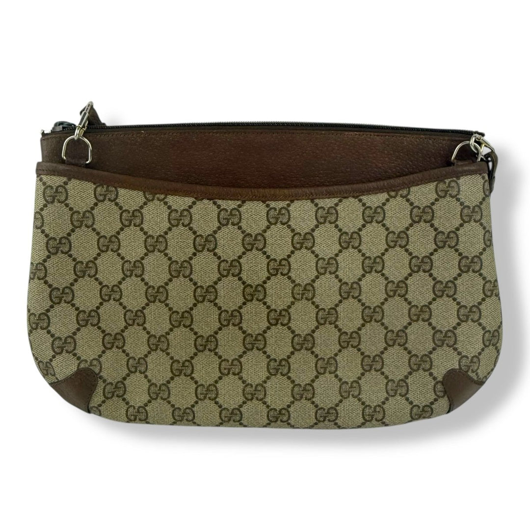 Gucci Vintage Beige Sherry Line Crossbody Handbag - Lux Central