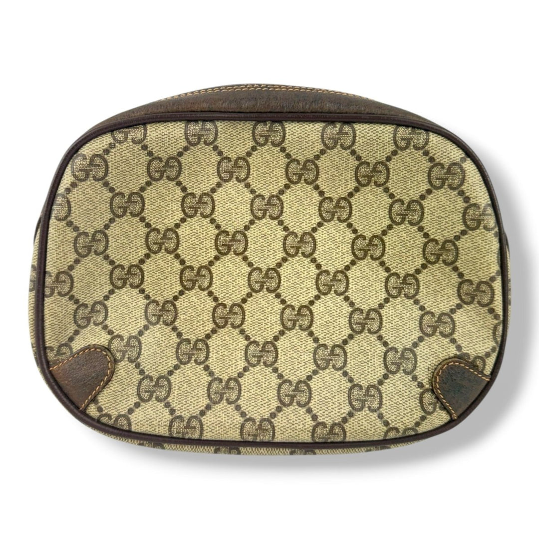 Gucci Vintage Beige Sherry Line Crossbody Handbag - Lux Central