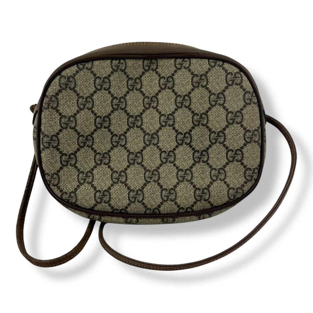 Gucci Vintage Beige Sherry Line Crossbody Handbag - Lux Central