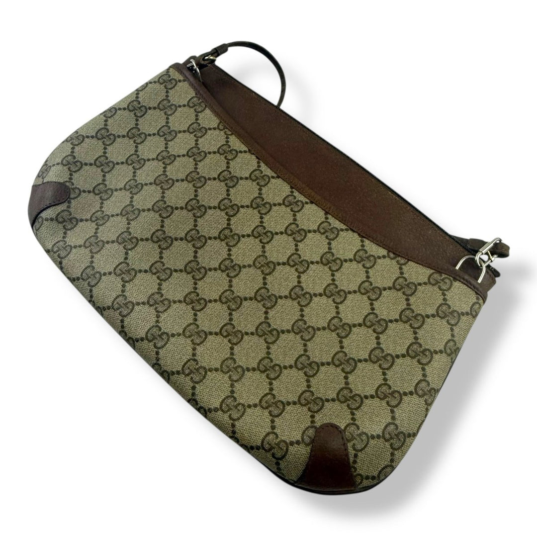 Gucci Vintage Beige Sherry Line Crossbody Handbag - Lux Central