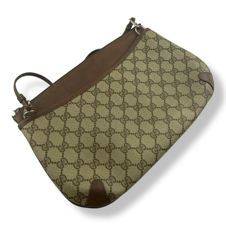 Gucci Vintage Beige Sherry Line Crossbody Handbag - Lux Central