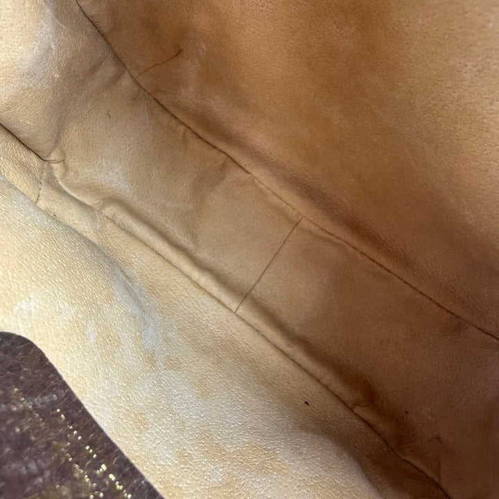 Gucci Vintage Beige Sherry Line Crossbody Handbag - Lux Central