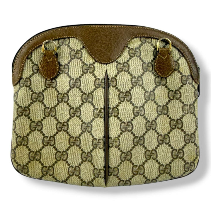 Gucci Vintage Beige Sherry Line Crossbody Handbag - Lux Central