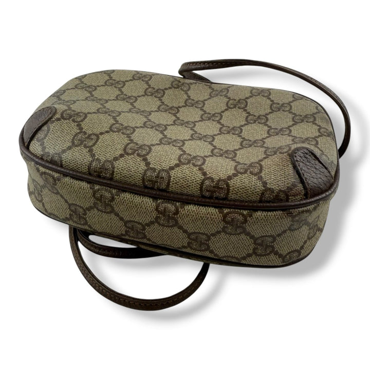Gucci Vintage Beige Sherry Line Crossbody Handbag - Lux Central